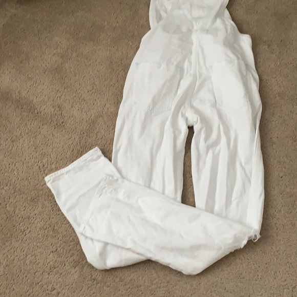 Citizens of Humanity Quincy Overalls White SMALL - Picture 7 of 7